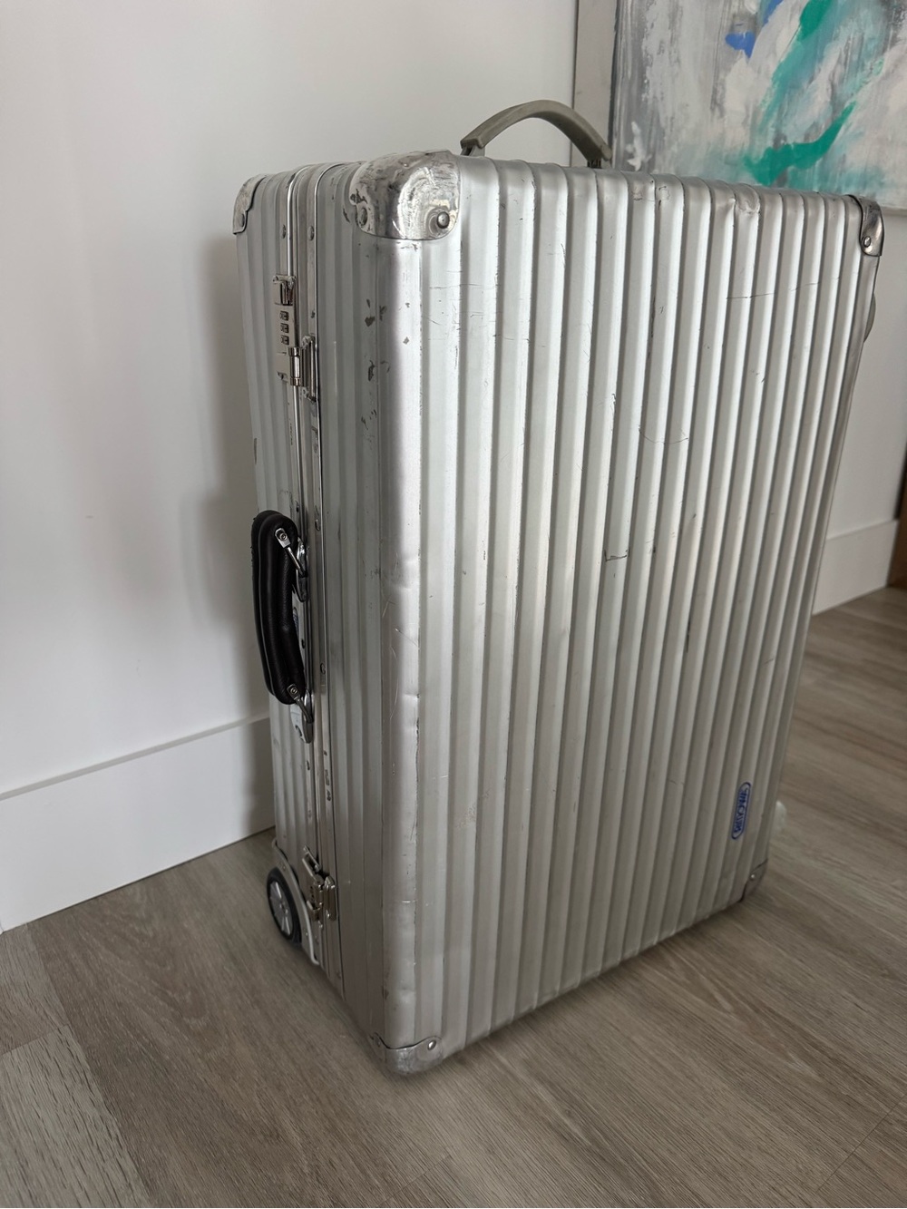 RIMOWA Vintage Aluminum Checked Bag - Picture 2 of 5